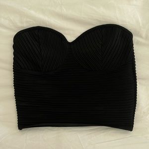 MANGO Black Corset